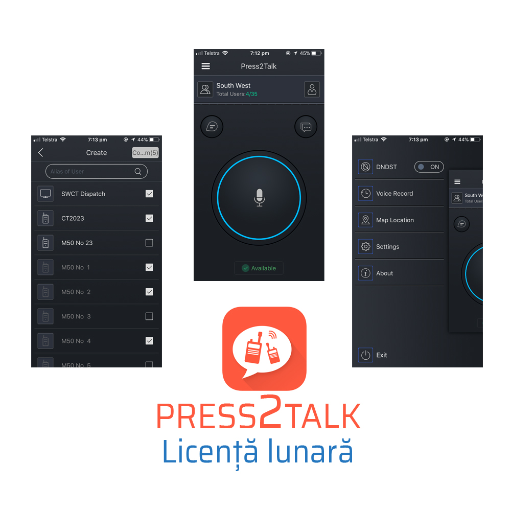 Licență lunară Press2Talk
